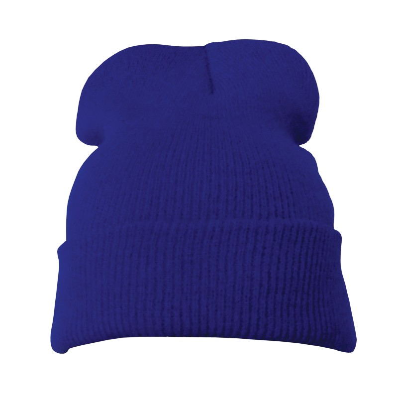 Plain Steel Blue Casual Warm Winter Beanie Hat (Pack of 1)